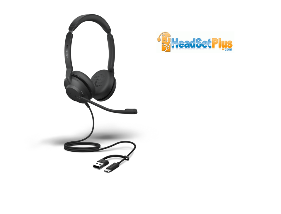 jabra evolve2 30 se ms teams stereo pc usb-c/a corded headset view